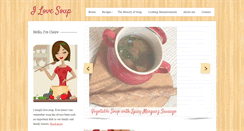 Desktop Screenshot of ilovesoup.net