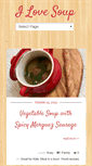 Mobile Screenshot of ilovesoup.net